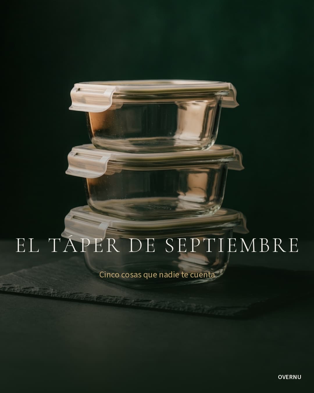 Publicación de OVERNU: Cocinar el domingo para toda la semana está muy bien organizado. Y muy poco pensado 🥘
