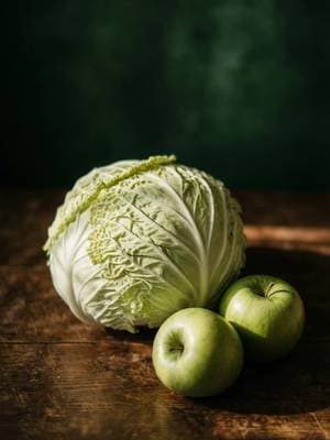 Publicación de OVERNU: Si quieres conservar los microorganismos vivos del chucrut, mejor crudo y sin pasteurizar. Aquí, con manzana. Encuéntral