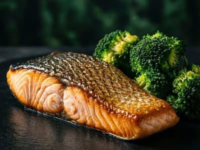 Publicación de OVERNU: Salmon con brocoli al vapor: receta antiinflamatoria